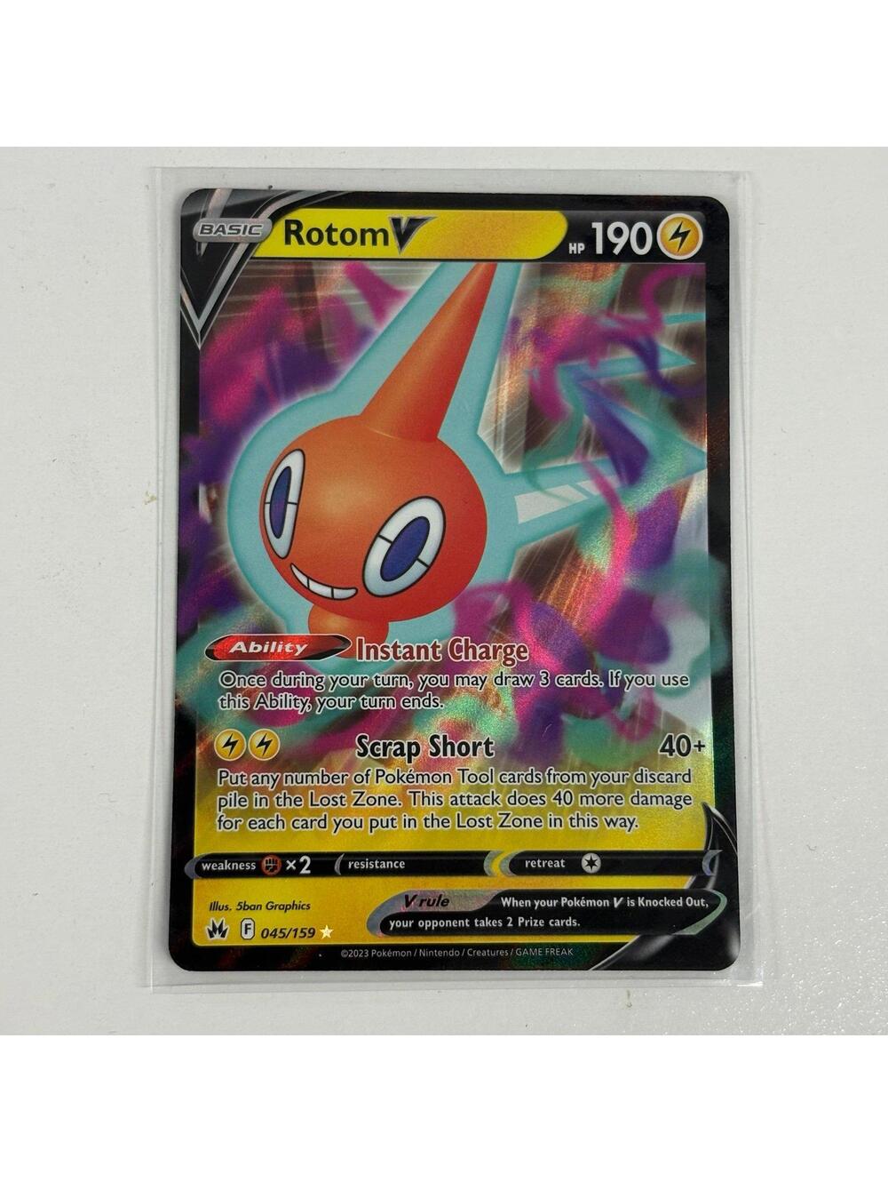 Pokemon Crown Zenith Rotom #45